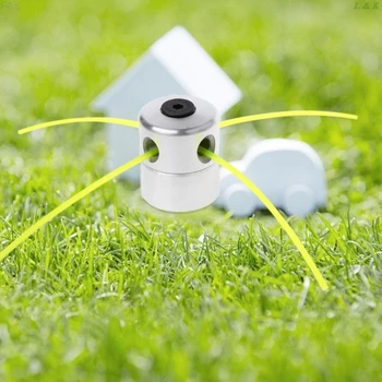 

New Aluminum Grass Trimmer Head w/ 4 Lines Brush Cutter Head Lawn Mower Accessories Drop Shipping Support