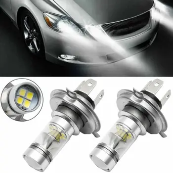 

2x H4 LED HID CAR lamps bulb retro-fitting lamps 6000K 100W
