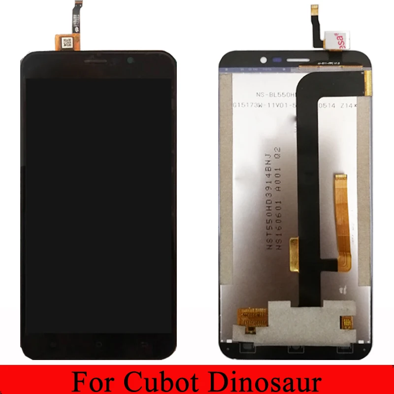 5,5 дюймов для Cubot динозавр ЖК-дисплей с сенсорным экраном дигитайзер Датчик Стекло в сборе