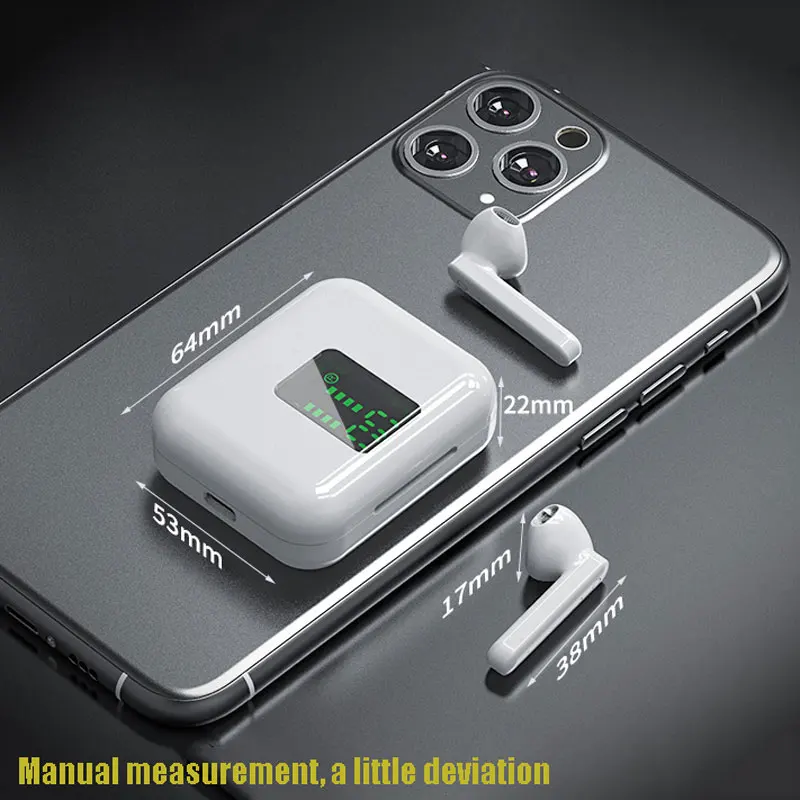 L12 TWS 5 0 earphone TWS binaural digital display with touch waterproof mini earphone sound movement 300MAH charging compartment