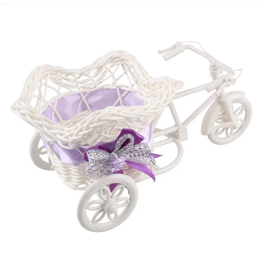 Велосипедная корзина Передняя сумка задняя подвеска корзина для велосипеда бант передняя корзина для детей Подарки для девочек аксессуары для велоспорта - Цвет: Style 15