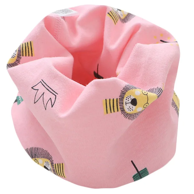 New Autumn Winter Children's Cotton Scarf Cartoon Kids Mufflers Outdoor Windproof Baby Warm Scarf Boys Collar Girls Neckerchief 6