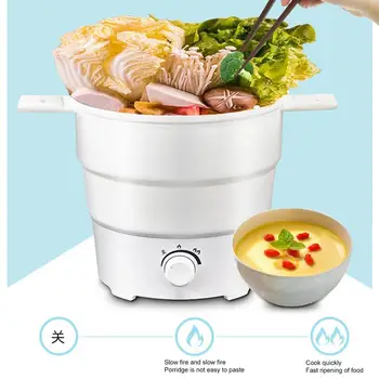 

Electric Cooker Electric Skillet Kettle Heated Food Container Heated Lunch Box Cooker Portable Hot Pot Mini Rice Cooker