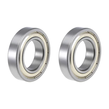 

uxcell R20ZZ Deep Groove Ball Bearing 1-1/4"x2-1/4"x1/2" Shielded Z2 Lever Bearings 2pcs