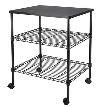 

560*460*H670mm 3-Shelf Printer Cart Black