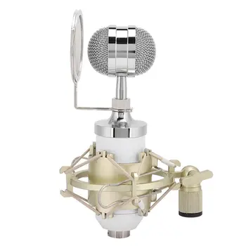 

karaoke microphone Computer Mobile Phone Karaoke Condenser Microphone Studio Recording Mic with Stand wireless microphones