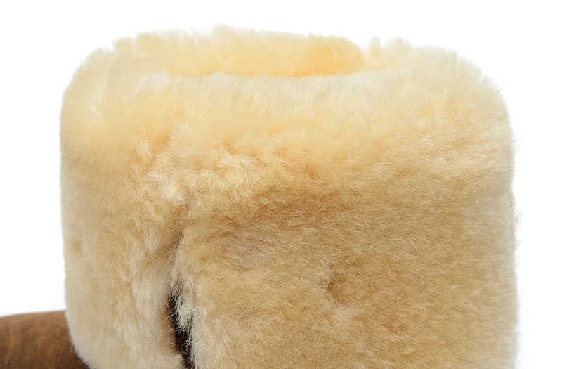 Зимние утепленные сапоги из натуральной кожи; модные сапоги до колена на меху с пряжкой; женские теплые зимние сапоги из натуральной шерсти с круглым носком