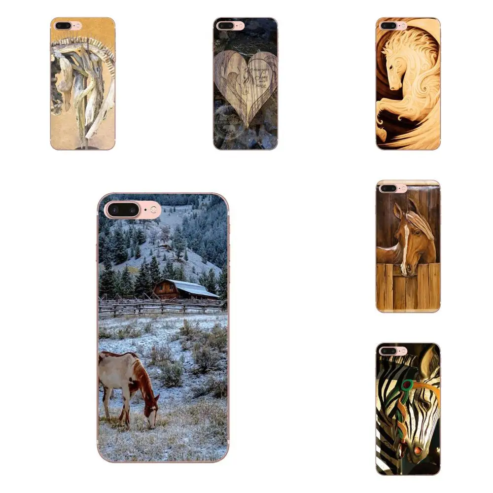 For Sony Xperia Z Z1 Z2 Z3 Z4 Z5 compact Mini M2 M4 M5 T3 E3 E5 XA XA1 XZ Premium Popular Case Lovely Wooden Horse | Мобильные