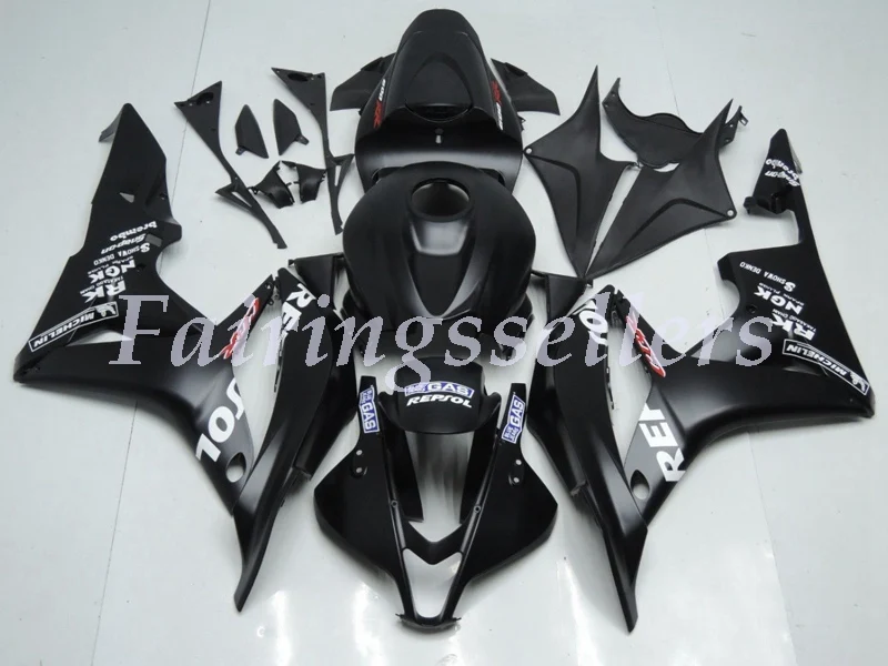 Satin Repsol Набор впрыскивателей Мотоцикл Обтекатели Наборы подходит для Honda CBR600RR F5 07 08 2007 2008 обтекатель комплект Repsol Стиль - Цвет: Satin Repsol