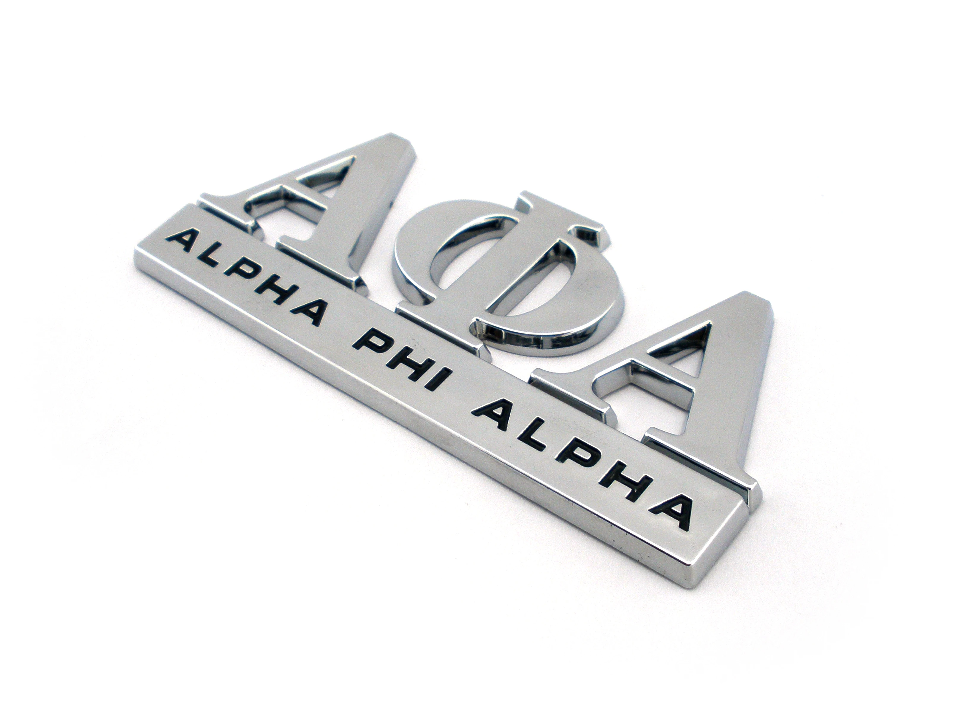 3D Хром APA Alpha Phi Alpha Sorority Автомобильная эмблема наклейка авто знак наклейка грузовик логотип