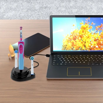 

For Braun Oral B Toothbrush Replacement Charger Power Supply Inductive Charging Holder Model 3757 USB Cable