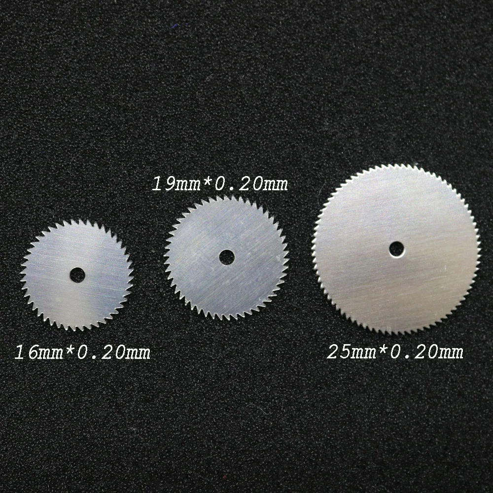 5pcs Dental lab Stainless Steel disc disks cutting disc tool for Soft Plastic,Acrylic, Wood etc 0.20mm with 1 mandrels