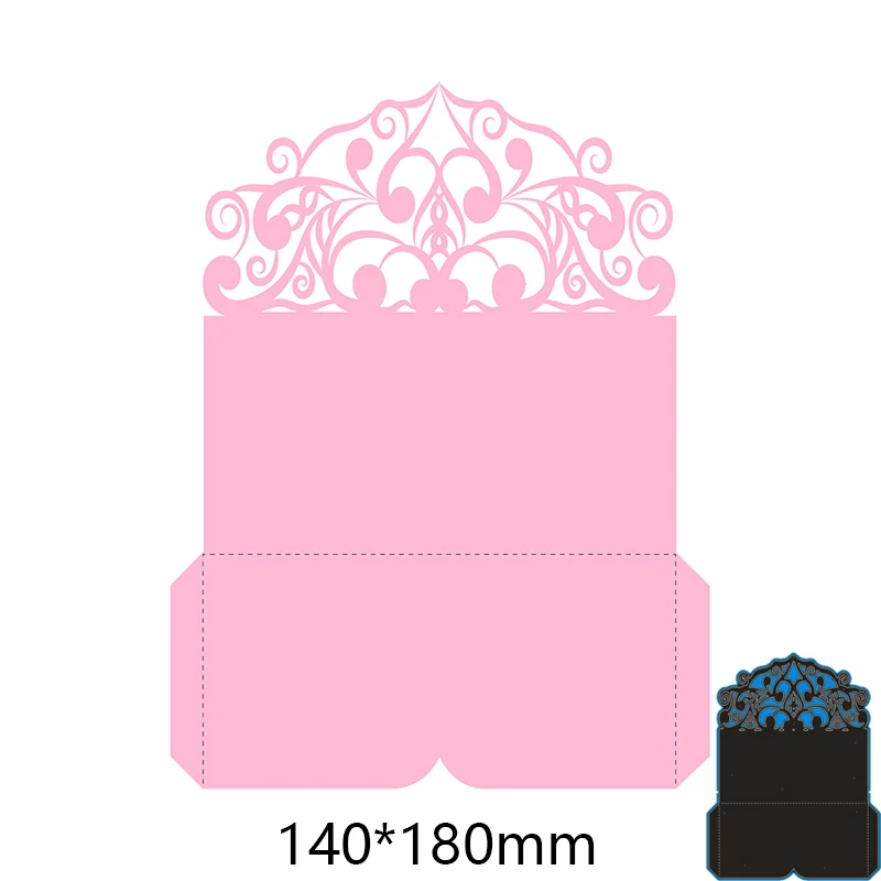 

New Metal Cutting Dies Irregular Frame For Card DIY Scrapbooking stencil Paper Craft Album template Dies 140*180mm