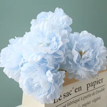 

2Pcs Simulation Flower Simulation Silk Cloth Peony Wedding Decoration Home Flower Arrangement Artificial Flowers