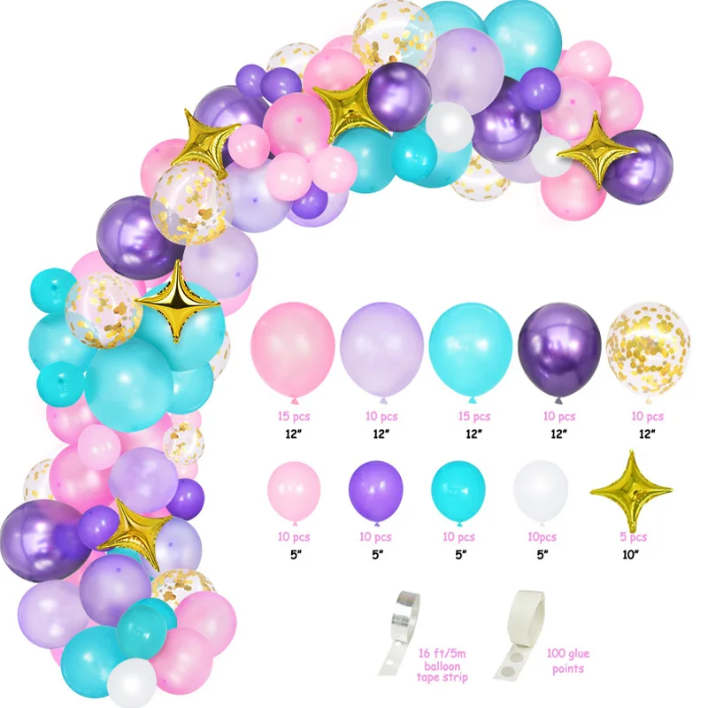 Rainbow Unicorn Birthday Party Decoration Disposable Tableware Set Unicorn Balloon Girl Baby Shower Kids Birthday Party Supplies