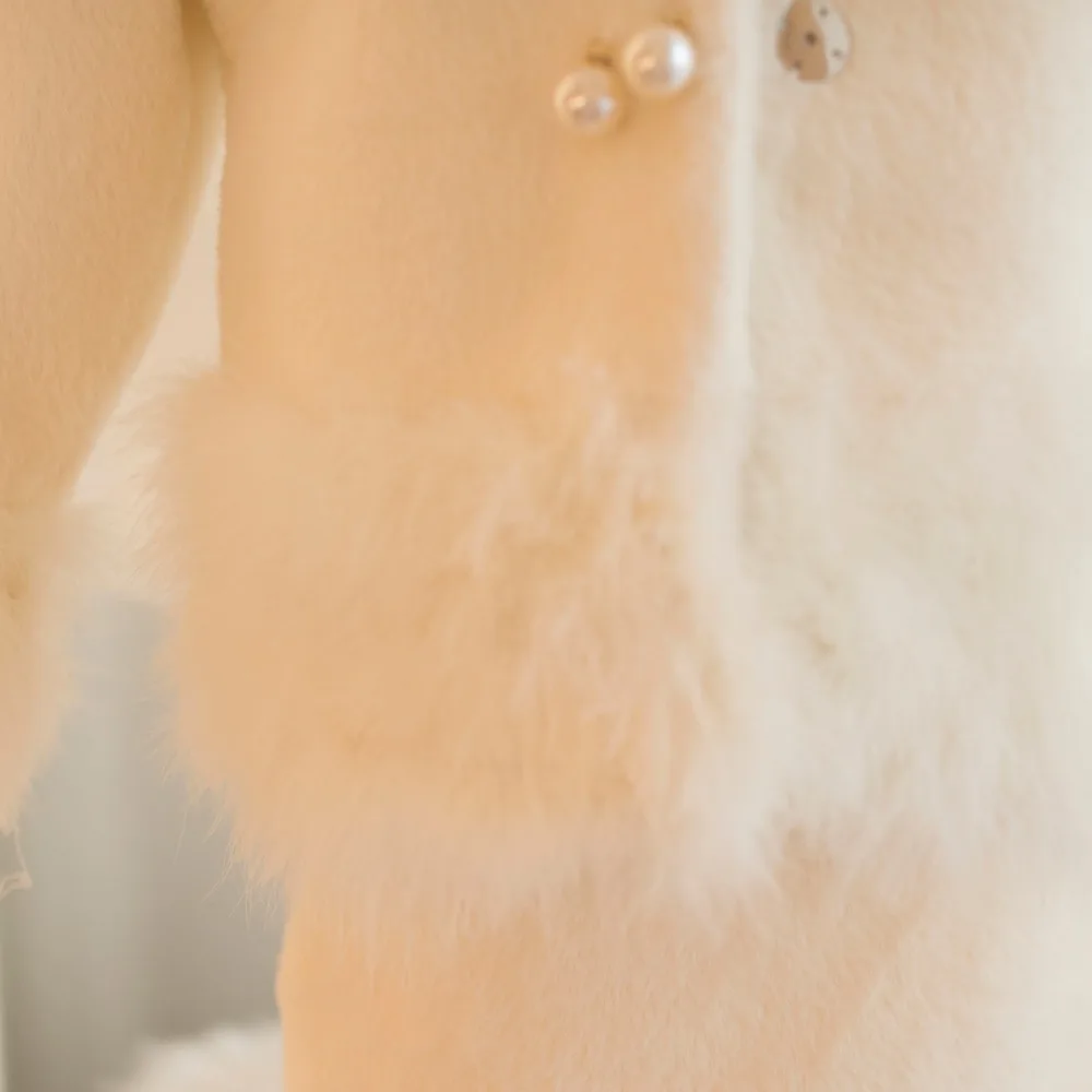 Модные дизайнерские женские костюмы, шерстяные Бархатные костюмы, зима 2019, женское короткое пальто с жемчужинами и пряжкой + полуюбка