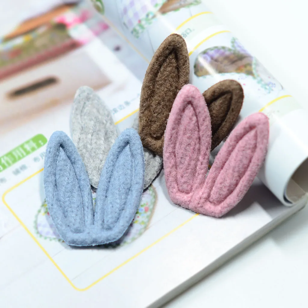 8 Pieces Handmade Yarn Rabbit Ears Crafts For &Kids Headband Party  Hair Band DIY Hair Accessories Garment Decorations