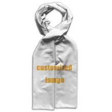 NOISYDESIGNS/Новинка; модный детский зимний теплый повседневный шарф-шаль для девочек с индивидуальным принтом логотипа; Прямая поставка