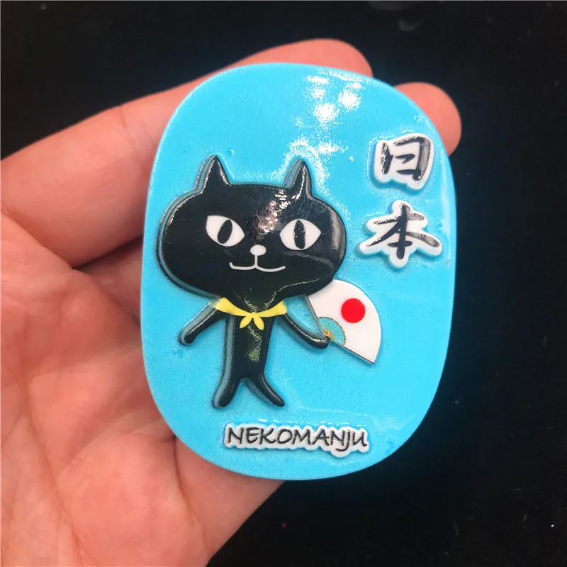 

Japan Classical Japanese woman Style Color Printing Dancer Mt. Fuji Ninja Fuji Kimono girl 3D Resin Fridge Magnet Souvenir