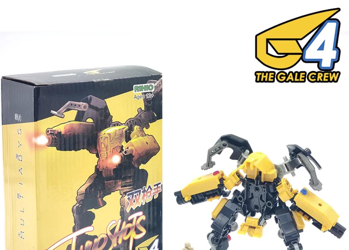 The New RIHIO Infinite And Far-Reaching Double Gunner 1:60 Ratio Universal Building Mecha Toy Robot Model Child Gift | Игрушки и хобби