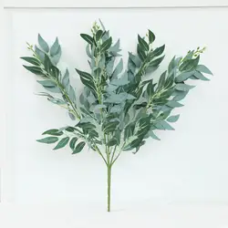 Искусственная ива букет поддельные листья плюща Лоза Листва домашний Свадебный декор