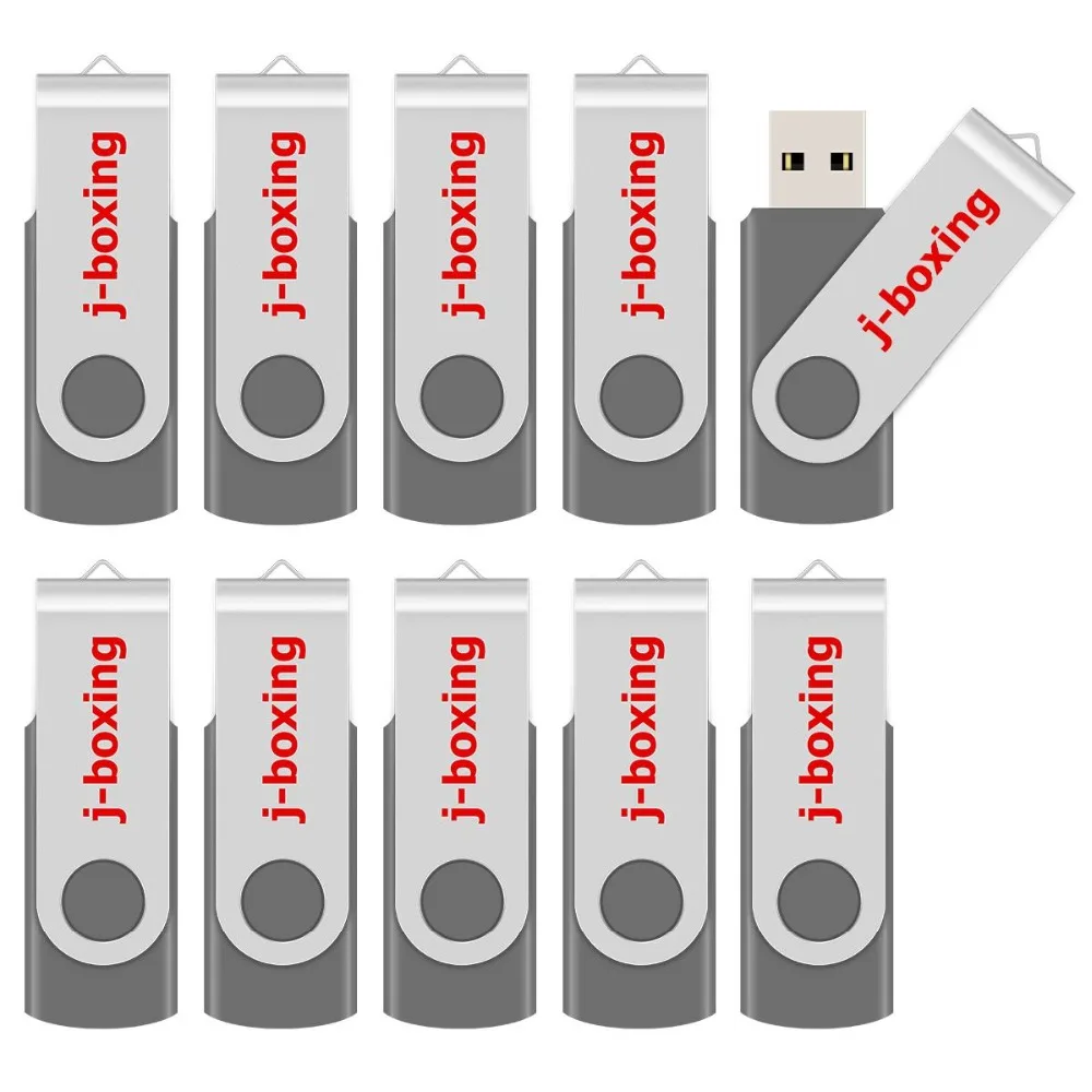 J-бокс 10 шт. USB палочки оптом 1 Гб 2 Гб USB память 4 Гб флешки 8 ГБ флеш-диск USB 2,0 16 ГБ 32 Гб флешки поворотный металлический чехол