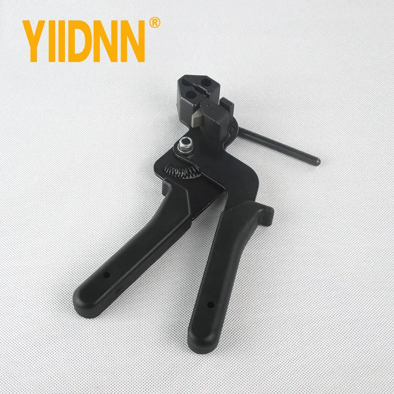 

Stainless Steel Cable Tie Fastening tool Tensions and cuts off Ball-Lok and Multi-Lok ties up to 12mm wide Cable Tie Gun