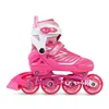 Pink Flashing Roller Inline Skate Shoes Wheels Inline Skate Shoes Quad Roller Skates Shot Wheels Keelers Sports Equipment BI50SS