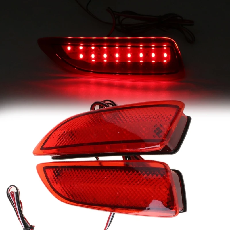 

1Pair FTT Rear Bumper Lights LED Reflector Brake Stop Signal Running Lamp For Toyota Corolla Lexus CT200h