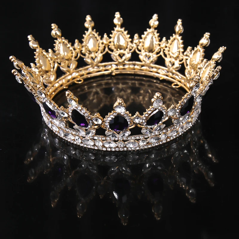 Nupcial Diadema, Rainha Crown, Festa de Casamento, Acessórios de Cabelo