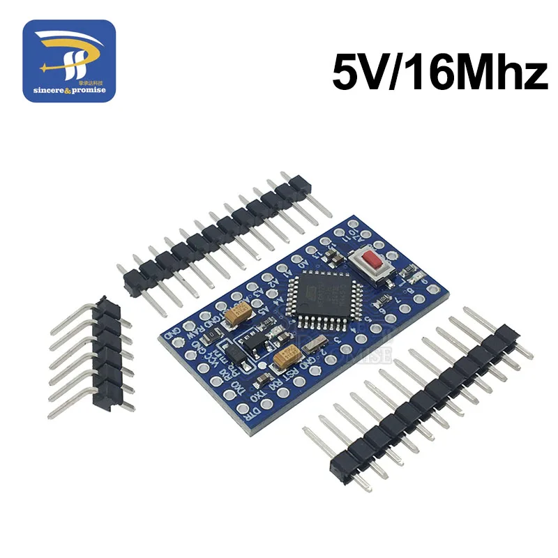 10 шт./лот Pro mini 328 3,3 V 8Mhz ATMEGA328 электронные строительные блоки ATMEGA328P 5 V/16 M для Arduino совместимый нано