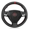 Car Steering Wheel Cover Soft Black Artificial Leather For Fiat Grande Punto Bravo Linea 2007-2022 Qubo Doblo Opel Combo ► Photo 1/6