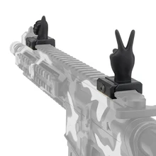 

Funny Personality Front Sight Hunting Gun Accessories Front Rear Plastic Sets For Submachine Gun