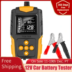 Testeur de batterie de voiture 12 V/24V, testeur de circuit de charge, analyseur de batterie, système de manivelle de charge, outils de Test, accessoires de voiture,testeur batterie voiture,testeur de batterie de voitu 