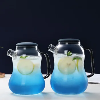 

Nordic thickened glass cold kettle, large capacity high temperature resistant explosion-proof teapot, home office juice kettle