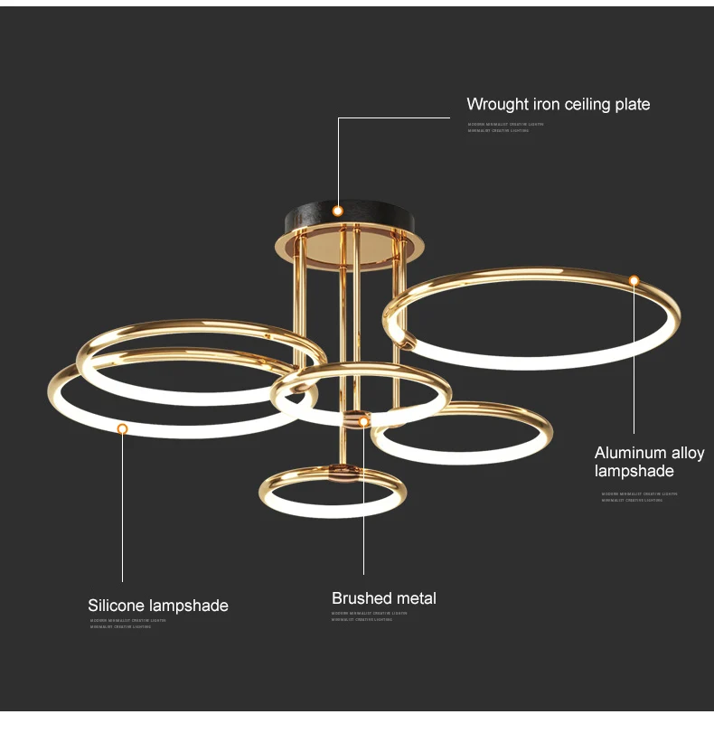 Light luxury living room lamp chandelier headlight simple dining room atmosphere Nordic bedroom lamps ceiling chandelier