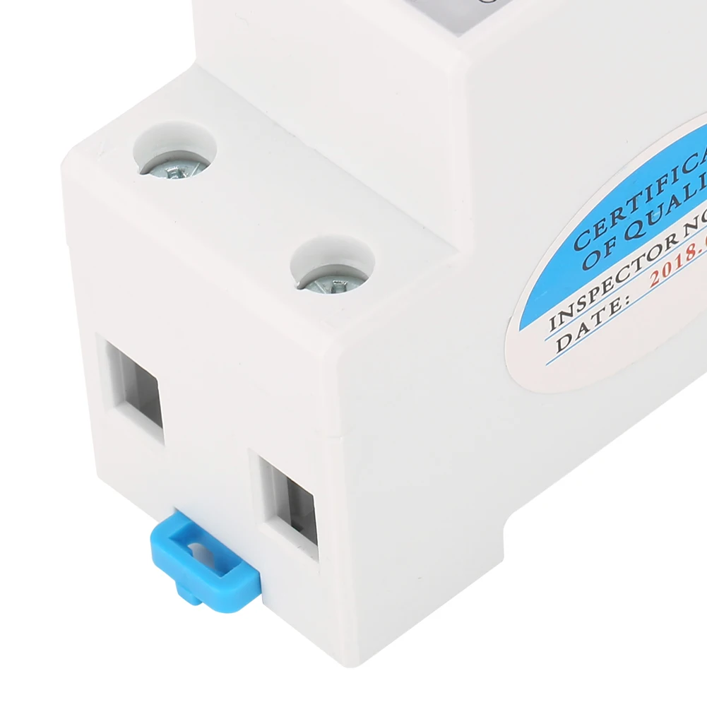 Цифровой 2P DIN-Rail Электрический метр 5(80) A 1-Phase 2 провод электронный счетчик, кВтч din-рейку счетчик энергии 220 В измеритель kwh инструмент