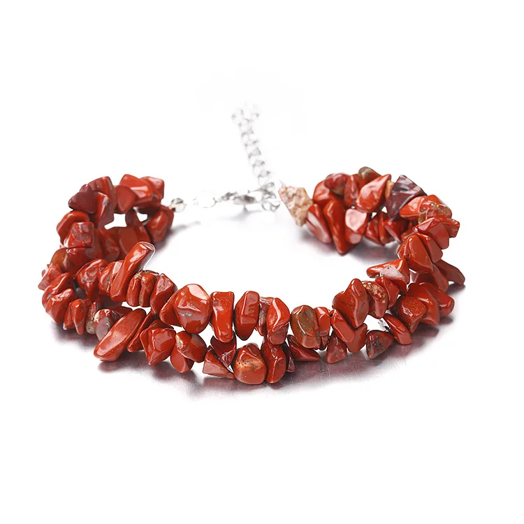Браслет из бисера с натуральным камнем в стиле бохо для женщин и мужчин, ручная работа, Необычные регулируемые браслеты в богемном стиле, модные ювелирные изделия, 7 чакр - Окраска металла: 8
