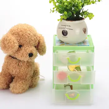 

Storage Case Sundries Box Large Convenient Durable Practical Plastic 3 Layer Device Drawer Prop Home Objects
