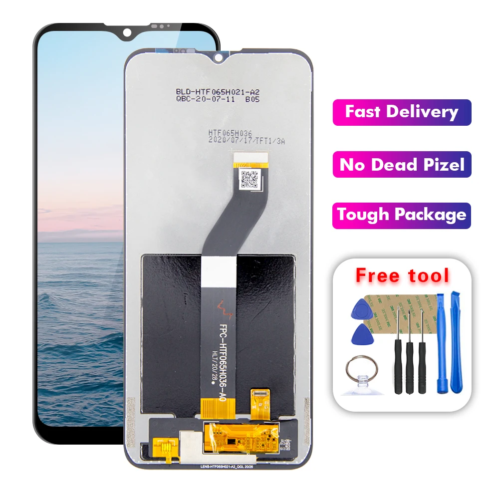 6 5 &quotдля Motorola Moto G8 Power Lite XT2055 2 4 ЖК дисплей сенсорный экран Aseembly|Экраны для