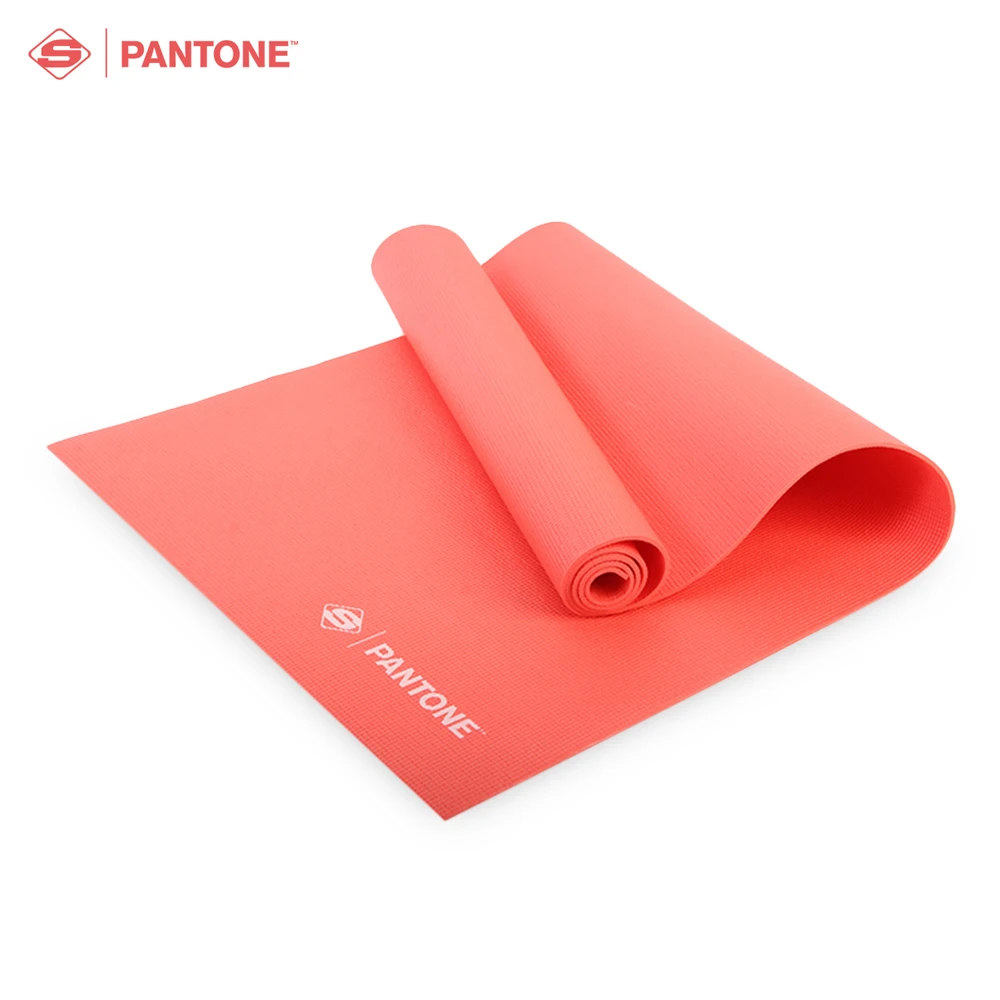 

Pantone SPK8882 PVC Yoga Mat Thickness 4mm for Senior Yaga Enthusiasts 3 Colors Soft Fitness Body Building Yoga Mats