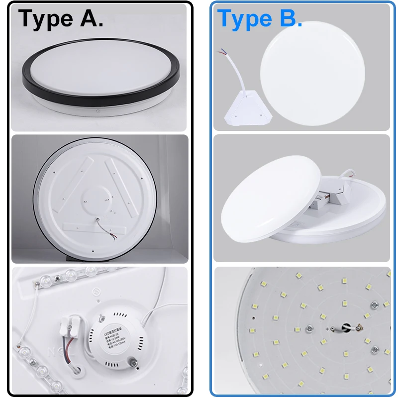  Modern Led Ceiling Lamps Surface Mounted Led Ceiling Lights luminaire for Living Room Bed Room Hall - 4000185972624