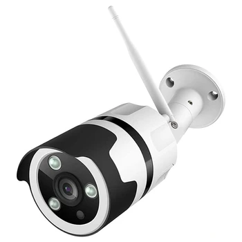 

1080P WiFi Camera HD Wireless Home Monitoring Camera Infrared Night Vision Monitoring Camera Two Way Audio (US Plug)