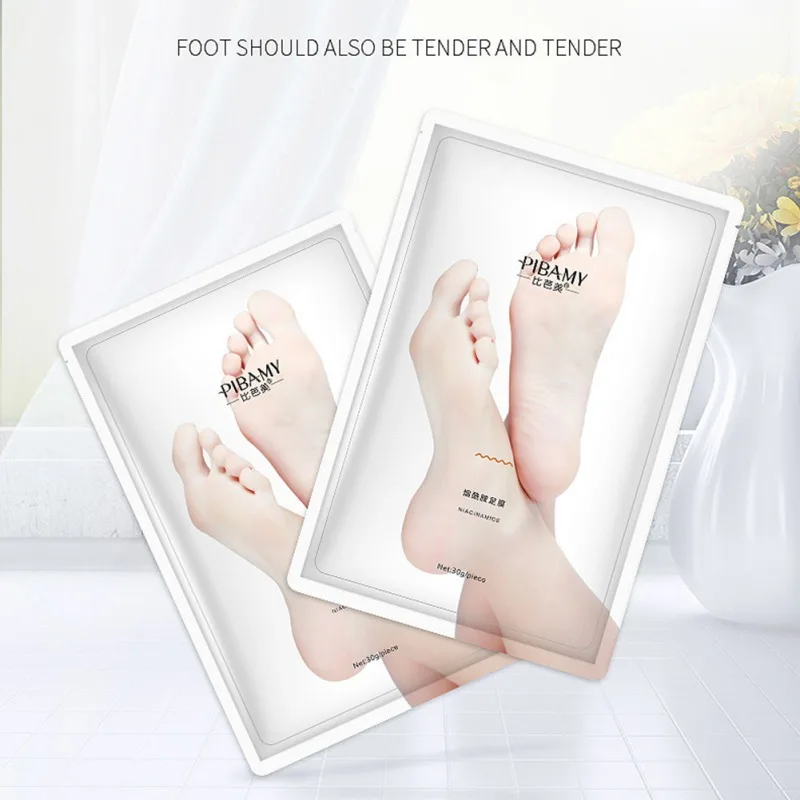 Nicotinamide маска для ног увлажняющий отшелушивающий удаляющий запах омертвевшей