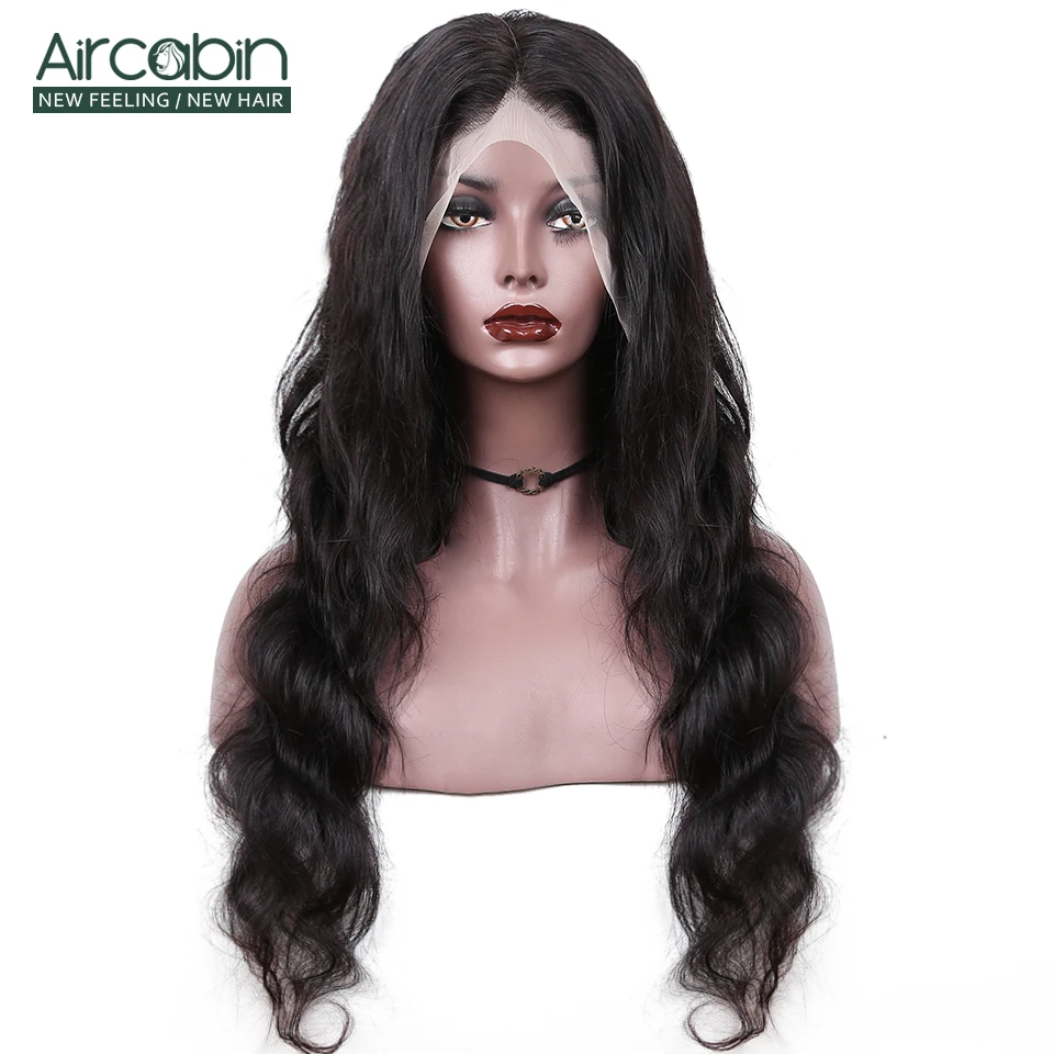 

Aircabin HD T Part Lace Wigs Body Wave Brazilian 30 Inch Glueless Natural Color Remy Human Hair Lace Front Wigs For Black Women