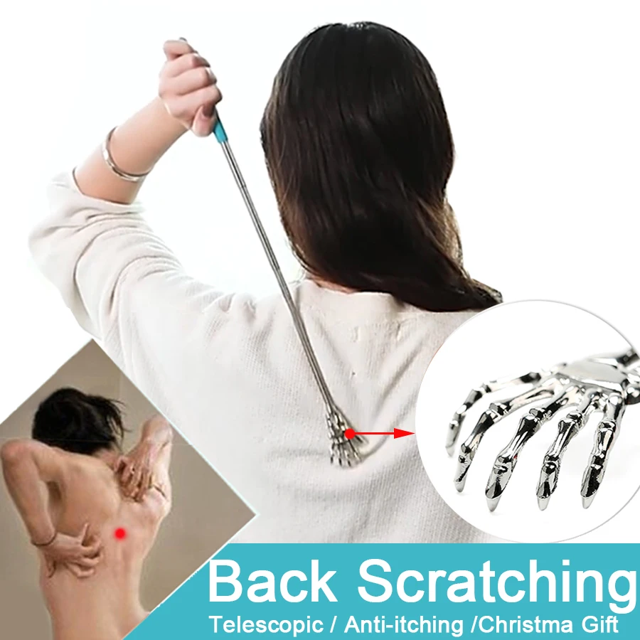 Telescopic Stainless Steel Claw Massager For Back Massage Promotion Tools For Blood Circulation Relax Health Back Scratcher Tool back scratcher