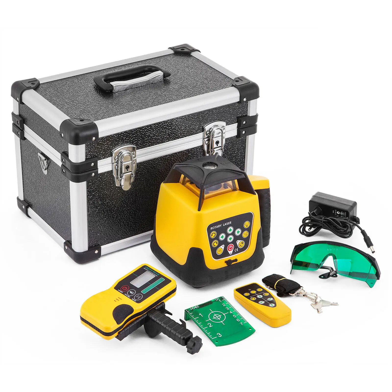 

Green Laser 500m Line Self Leveling 360 Rotary Laser Level Construction Automatic Rotating Laser Scales Yellow Color