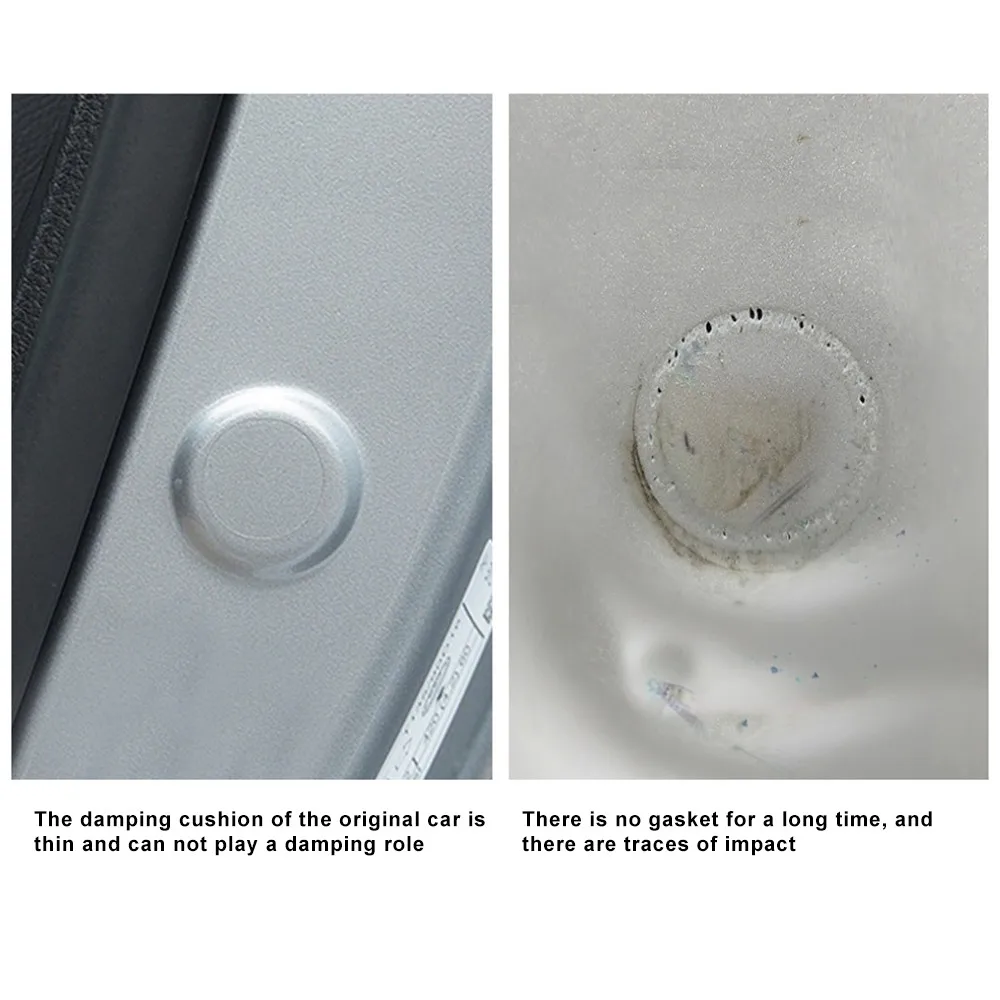 10PCS Car Door Absorber Cushion Gasket Decoration Sticker Particles Front And Shock-Absorbing Gasket Car & Truck Parts