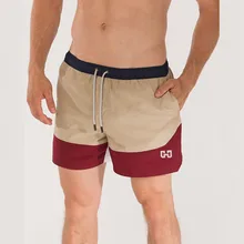 Летние повседневные мужские шорты в полоску, мужская спортивная одежда, короткие спортивные штаны для бега, для спортзала, Korte Broek Mannen, мужские пляжные шорты, EE6DK