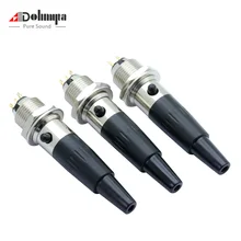 10 комплектов мини XLR 3 4 5 Штекерная вилка+ штекер маленький XLR аудиоразъем для микрофона микрофон для пайки кабеля прямой